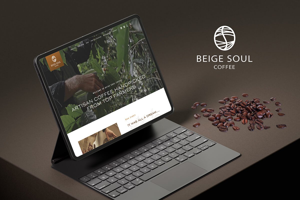 Shopify website design and development for Beige Soul Coffee