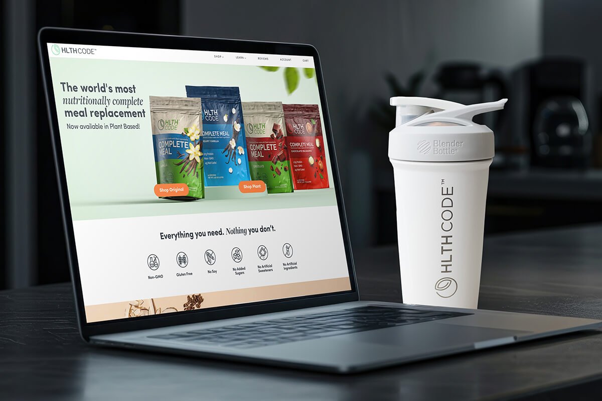 High-converting landing page design for ecommerce brand