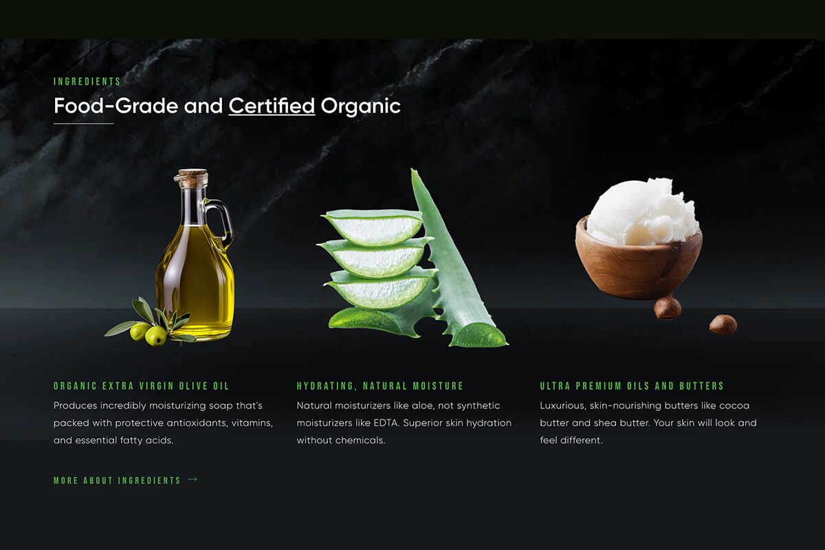 eCommerce beauty store design